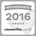 Recomendado em casamentos.com.br