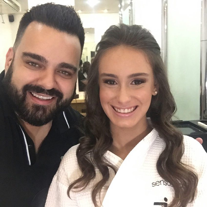 Dia da Debutante Luiza Motta Khauaja no JJ Cabeleireiros