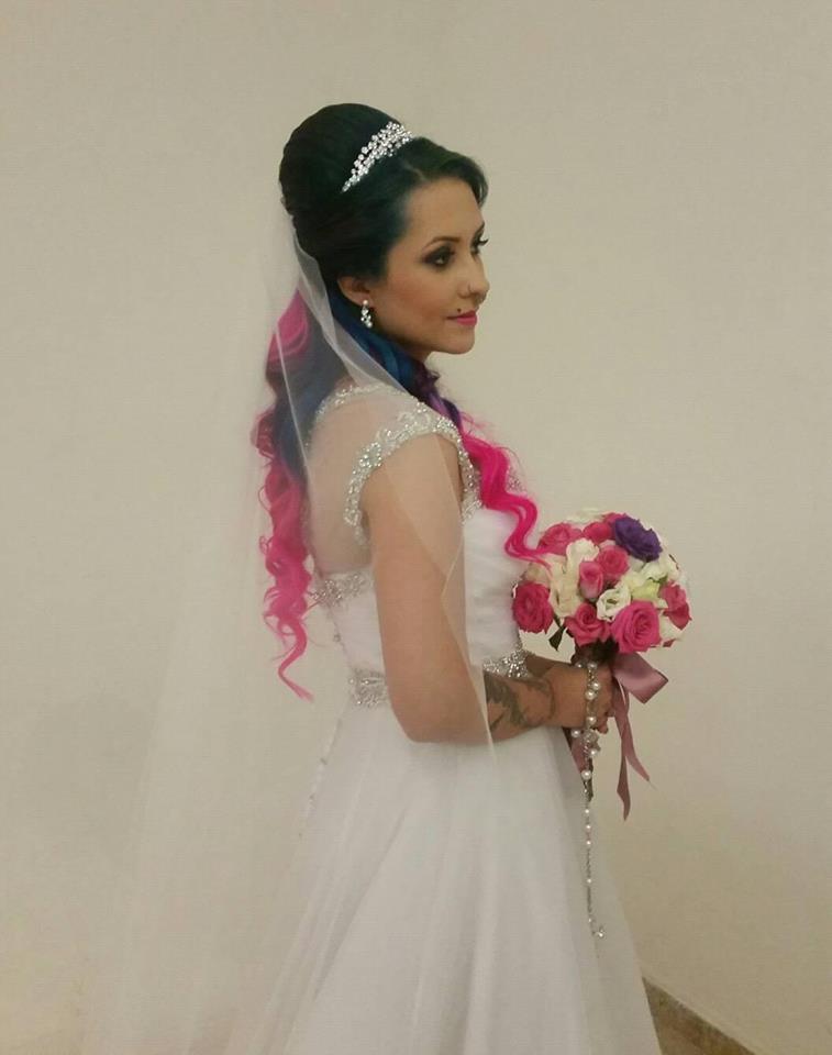 Dia da Noiva Ana Gabriela Vieira de Castro no JJ Cabeleireiros