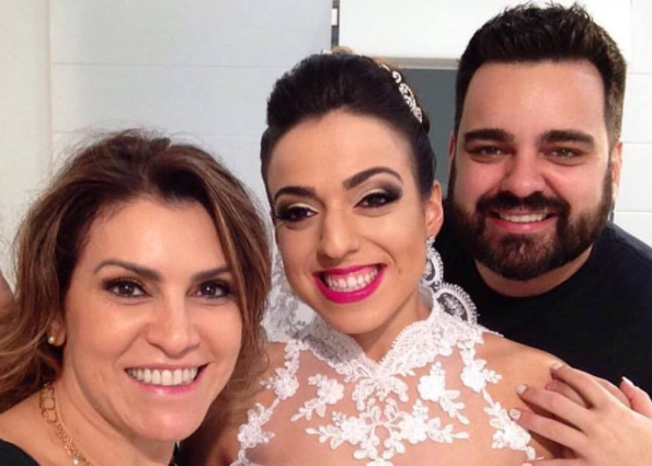 Dia da Noiva Andrea Torres Alves Ferreira no JJ Cabeleireiros