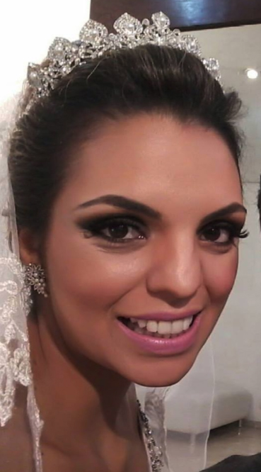 Dia da Noiva Daniele Pereira Santos no JJ Cabeleireiros