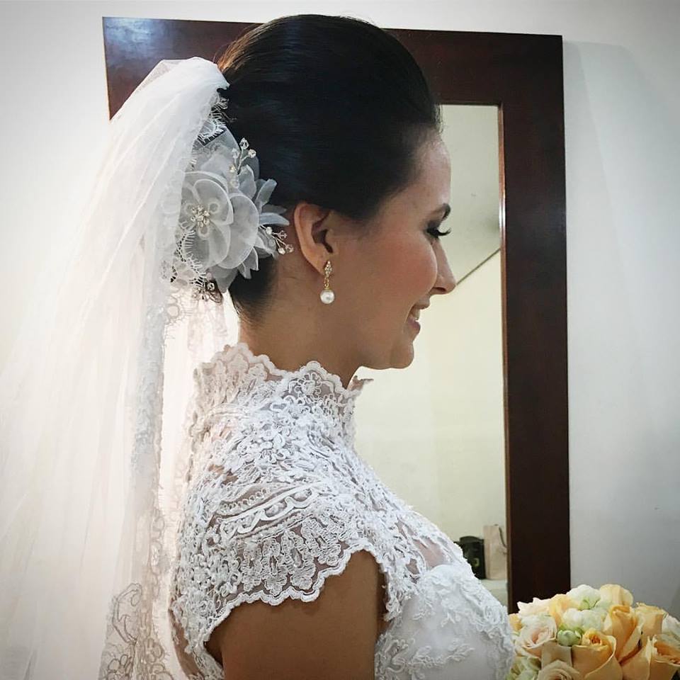 Dia da Noiva Lilian Fonseca Lima no JJ Cabeleireiros
