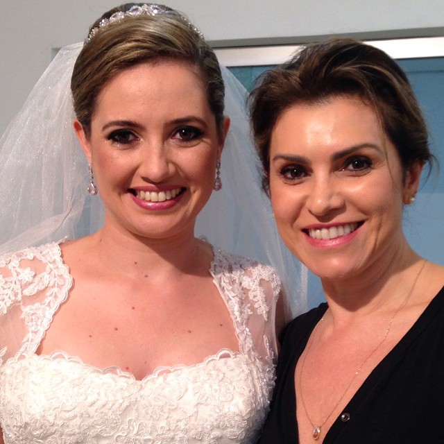 Dia da Noiva de Daniela Fernandes no JJ Cabeleireiros