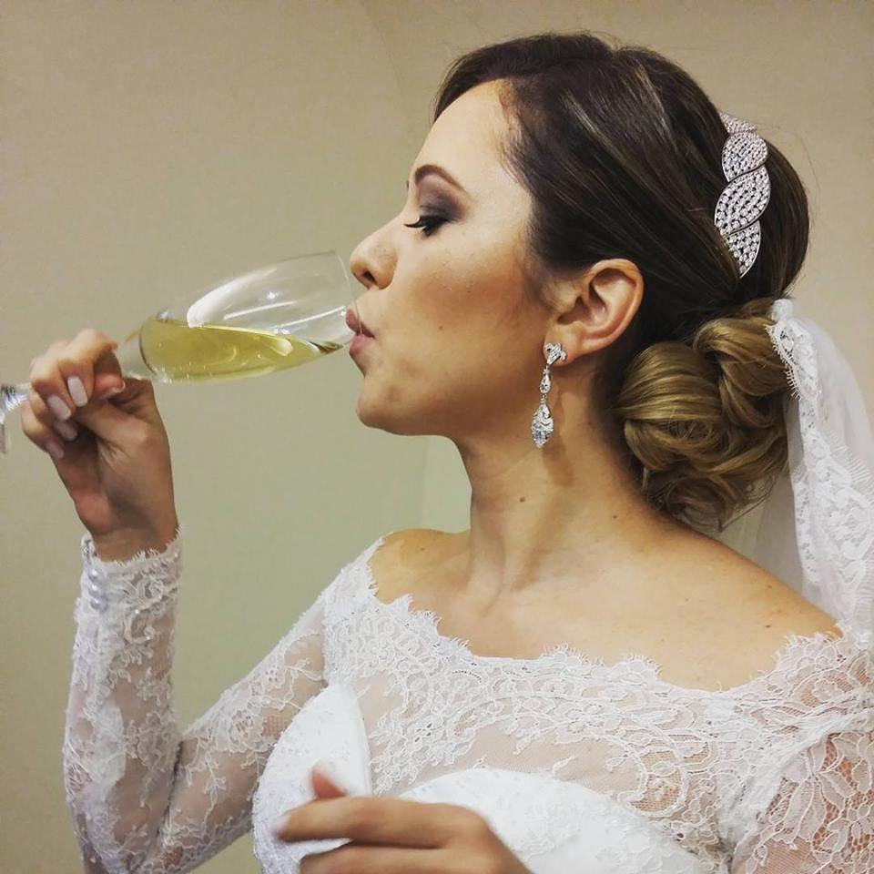 Dia da Noiva Danielle Souza no JJ Cabeleireiros