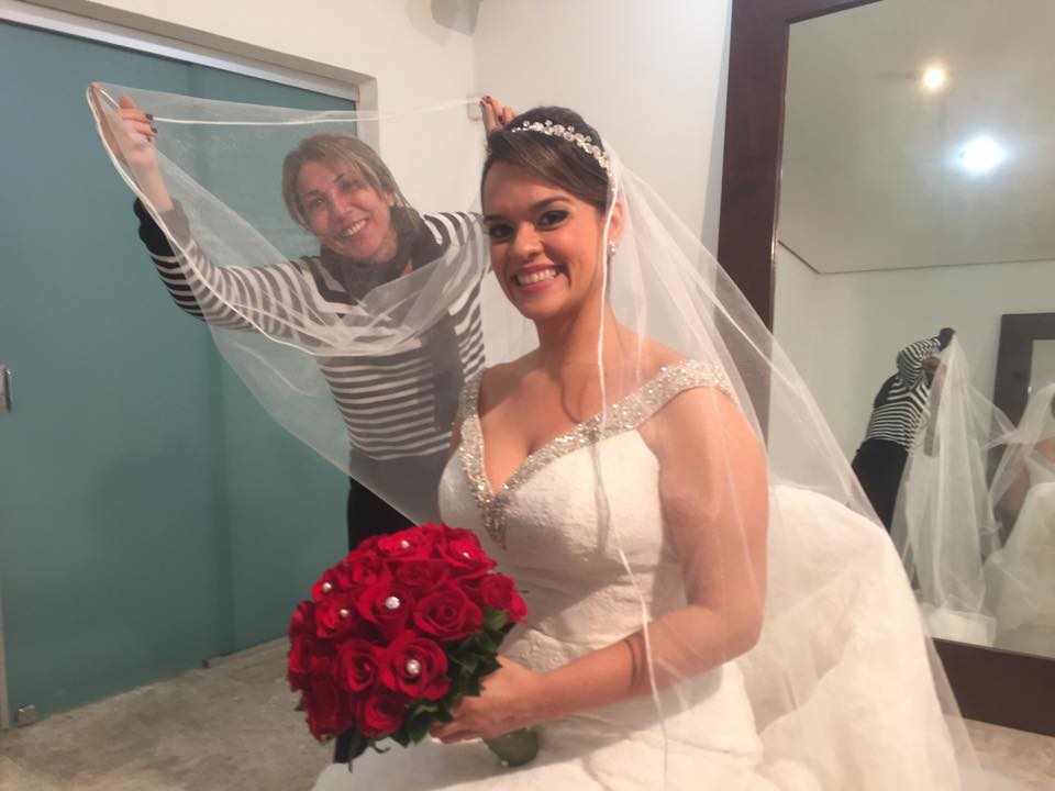 Dia da Noiva de Gabriela Jacondino no JJ Cabeleireiros