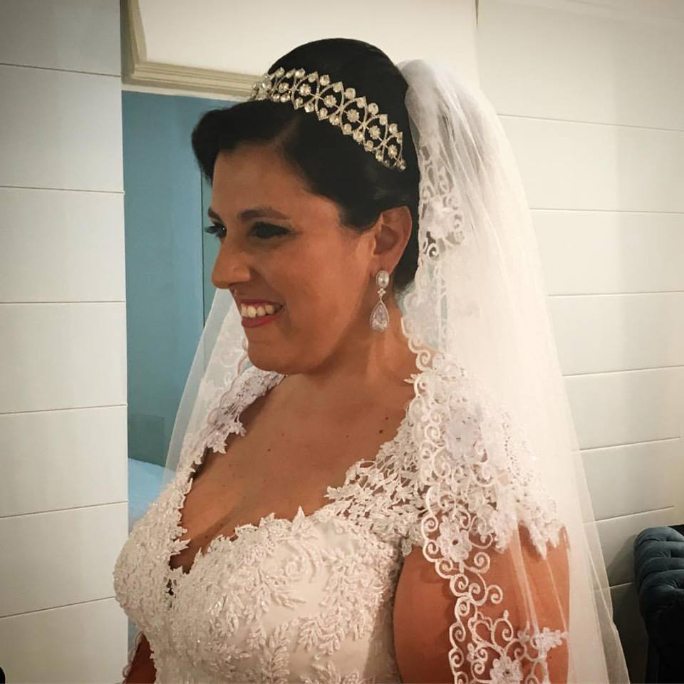 Dia da Noiva Marcela Aguiar Firmino no JJ Cabeleireiros