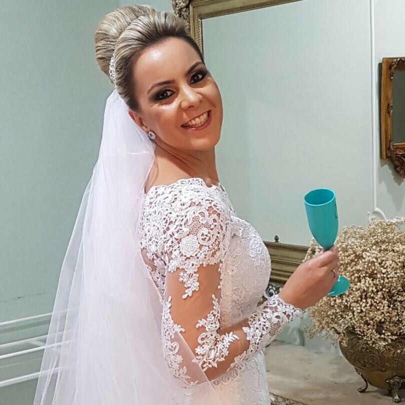Dia da Noiva Maria do Carmo F. Correa Menezes no JJ Cabeleireiros