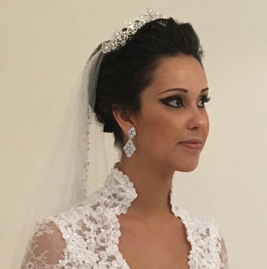 Dia da Noiva Micaele Silva Barroso no JJ Cabeleireiros