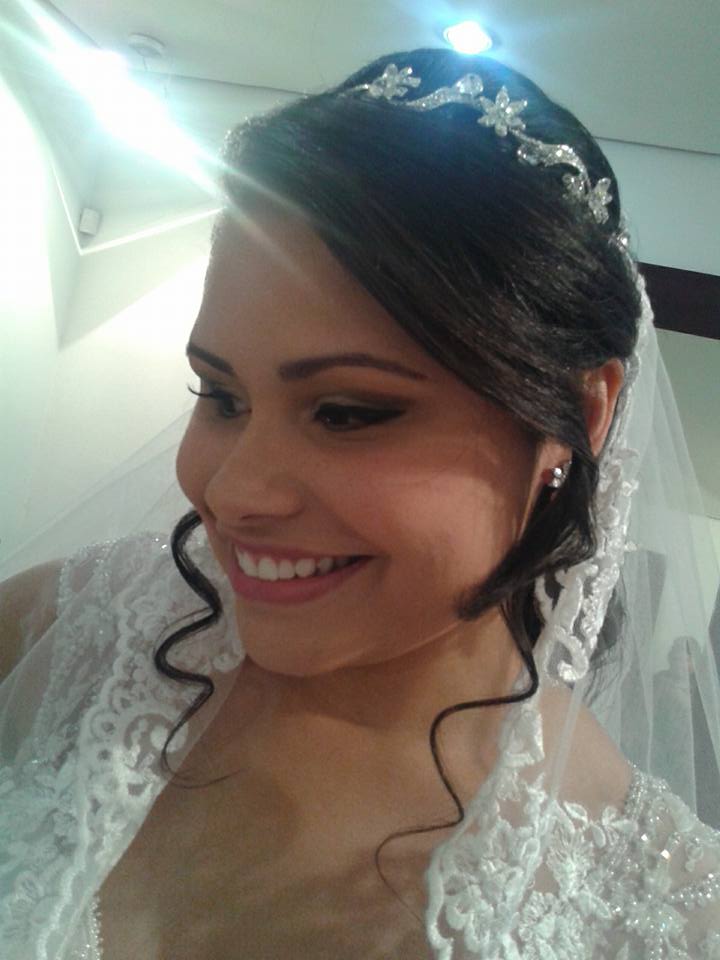Dia da Noiva Raquel Veloso Araujo no JJ Cabeleireiros