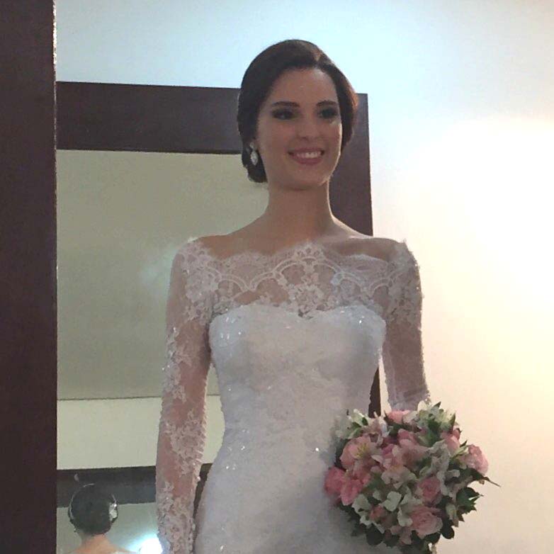 Dia da Noiva Vivian Correa Gobato no JJ Cabeleireiros