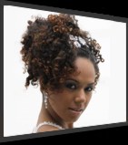 Penteado maquiagem noiva negra