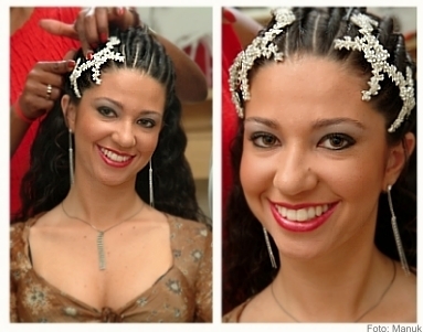 Teste de Penteado e Maquiagem do Dia da Noiva do JJ Cabeleireiros