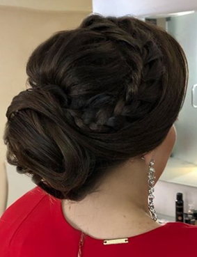 dia da madrinha JJ Cabeleireiros - penteado e maquiagem