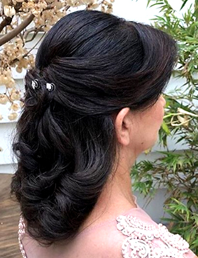 dia da madrinha JJ Cabeleireiros - penteado e maquiagem