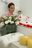 Hidromassagem com P�talas de Rosas do Diada Noiva do JJ Cabeleireiros
