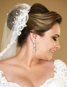 dia da noiva JJ Cabeleireiros - penteado e maquiagem