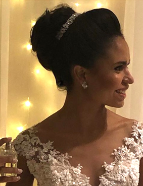 dia da noiva JJ Cabeleireiros - penteado e maquiagem