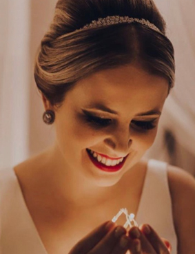 dia da noiva JJ Cabeleireiros - penteado e maquiagem