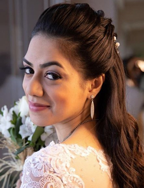 dia da noiva JJ Cabeleireiros - penteado e maquiagem