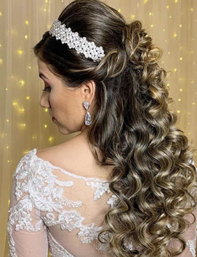 dia da noiva JJ Cabeleireiros - penteado e maquiagem