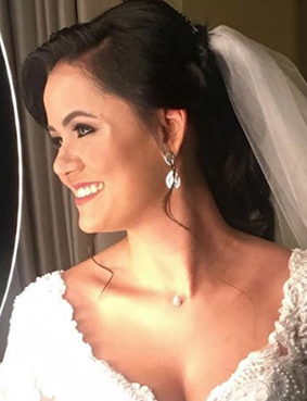 dia da noiva JJ Cabeleireiros - penteado e maquiagem
