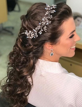 dia da noiva JJ Cabeleireiros - penteado e maquiagem