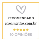 Recomendado em casamentos.com.br