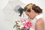 Studio fotogr�fico para as fotos com o pai e making off do Dia da Noiva do JJ Cabeleireiros
